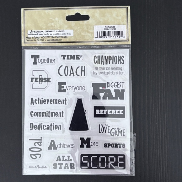 Varsity - Bundle of Scrapbooking Paper and Stickers - Picture 7 of 9